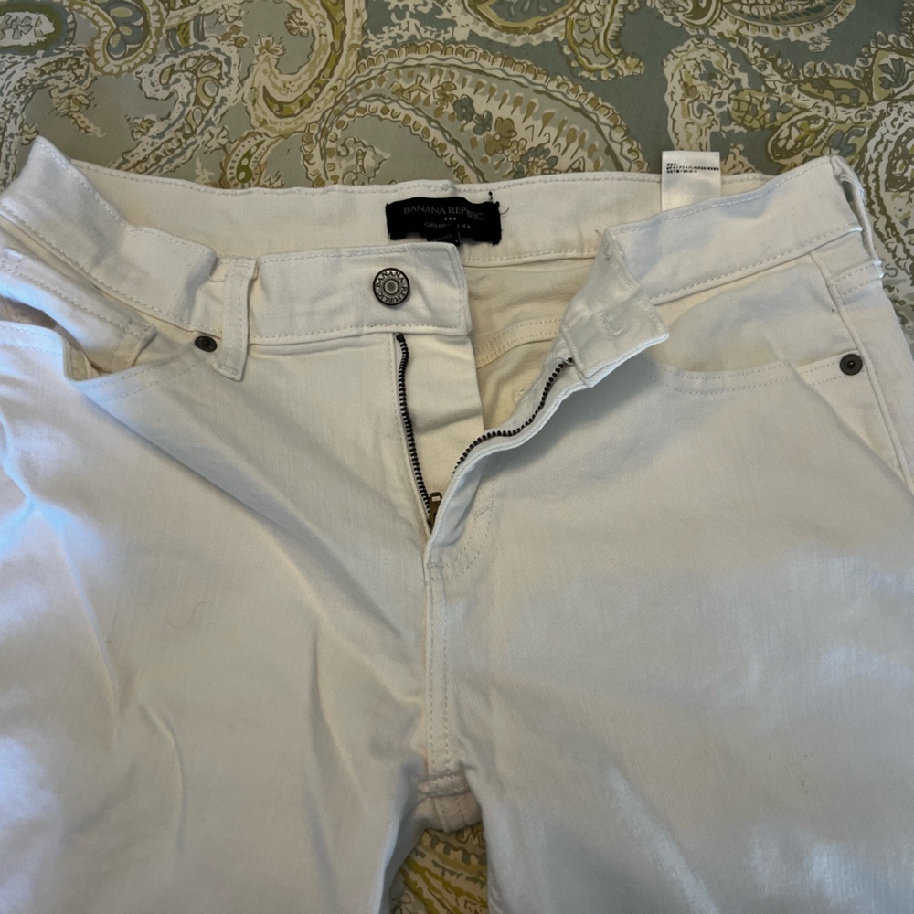 Banana Republic White Women's Jeans